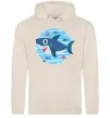 Женская толстовка (худи) Happy shark Таш Женская толстовка (худи) Happy shark Таш фото