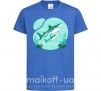 Дитяча футболка Бирюзовые акулы Яскраво-синій фото