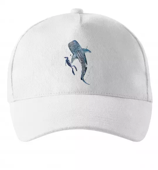 Кепка Swimming shark Белый фото