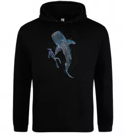 Чоловіча толстовка (худі) Shark is my spirit animal Чорний фото