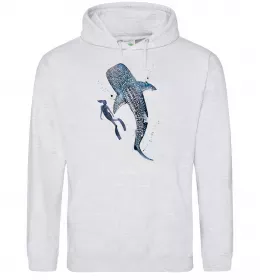 Жіноча толстовка (худі) Shark is my spirit animal Чорний фото