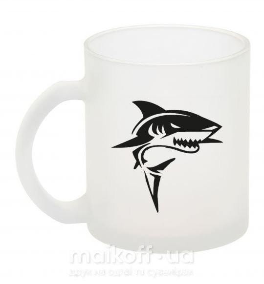 Чашка скляна Black shark Фроузен фото
