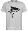 Мужская футболка Black shark Серый фото
