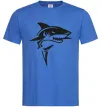 Чоловіча футболка Black shark Яскраво-синій фото