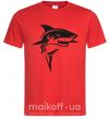 Мужская футболка Black shark Красный фото