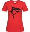 Женская футболка Black shark Красный фото