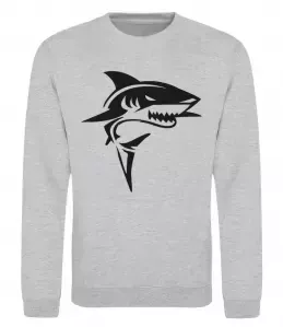 Світшот Shark is my spirit animal Чорний фото Світшот Shark is my spirit animal Чорний фото