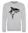 Свитшот Black shark Серый меланж фото