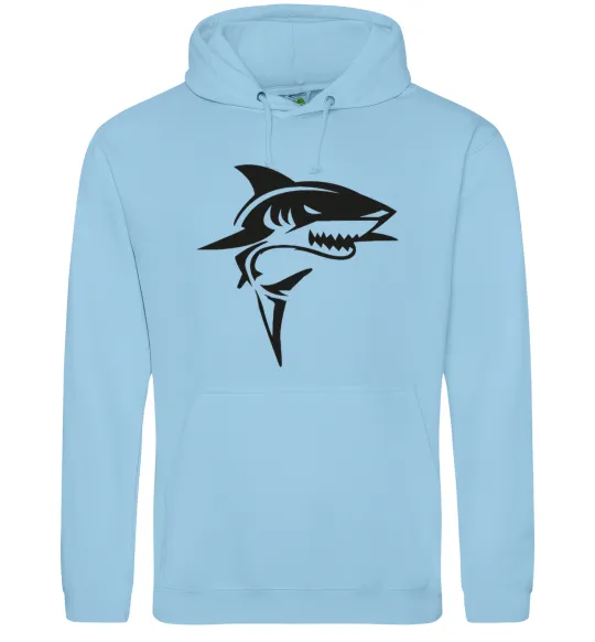 Мужская толстовка (худи) Black shark Голубой фото