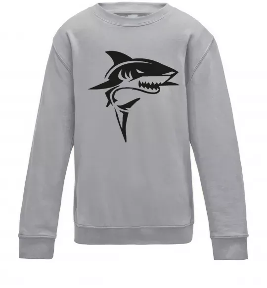 Дитячий світшот Black shark Сірий меланж фото