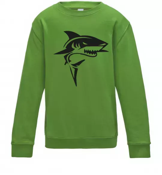 Дитячий світшот Black shark Лаймовий фото