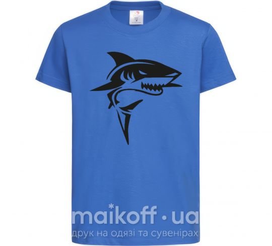 Детская футболка Black shark Ярко-синий фото