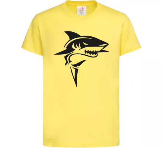 Дитяча футболка Black shark Лимонний фото
