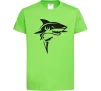 Дитяча футболка Black shark Лаймовий Дитяча футболка Black shark Лаймовий фото