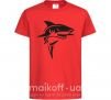 Детская футболка Black shark Красный фото