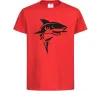 Дитяча футболка Black shark Червоний Дитяча футболка Black shark Червоний фото