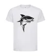 Дитяча футболка Black shark Білий фото