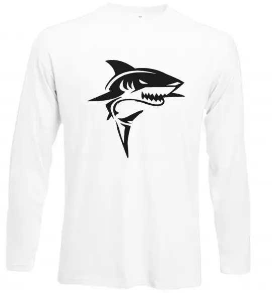 Лонгслив Black shark Белый фото