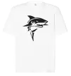 Футболка Оверсайз Black shark Белый фото