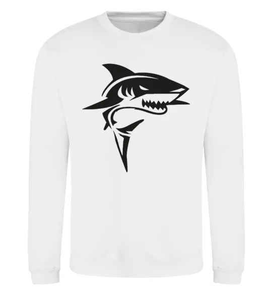 Світшот Black shark Білий фото