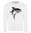 Світшот Black shark Білий фото