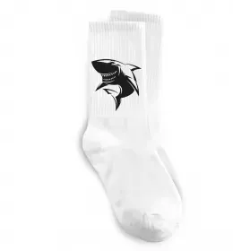 Носки Акула з мультика Белый фото