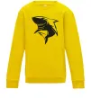 Дитячий світшот Smiling shark Сонячно жовтий Дитячий світшот Smiling shark Сонячно жовтий фото