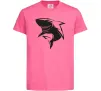 Дитяча футболка Smiling shark Яскраво-рожевий фото