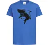 Дитяча футболка Smiling shark Яскраво-синій фото