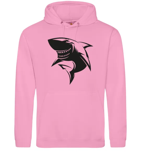 Чоловіча толстовка (худі) Smiling shark Рожевий фото
