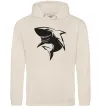 Женская толстовка (худи) Smiling shark Таш фото