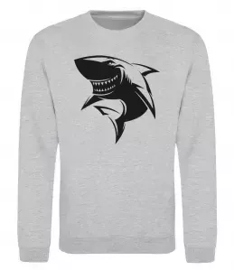 Світшот Shark is my spirit animal Чорний фото Світшот Shark is my spirit animal Чорний фото