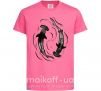 Детская футболка Swimming sharks Ярко-розовый фото
