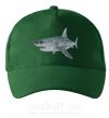 Кепка 3D shark Темно-зелений фото