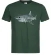 Мужская футболка 3D shark Темно-зеленый Мужская футболка 3D shark Темно-зеленый фото