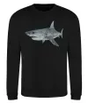 Світшот 3D shark Чорний фото