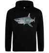 Мужская толстовка (худи) 3D shark Черный Мужская толстовка (худи) 3D shark Черный фото