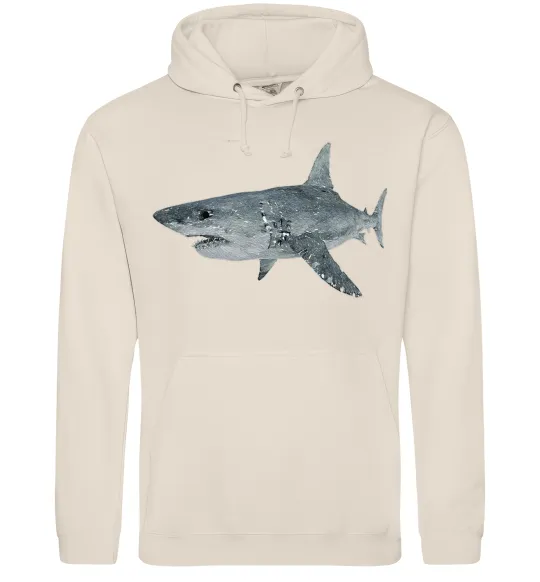 Мужская толстовка (худи) 3D shark Таш фото
