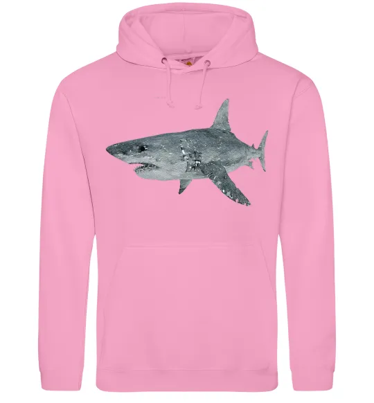 Жіноча толстовка (худі) 3D shark Рожевий фото