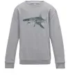 Детский Свитшот 3D shark Серый меланж фото