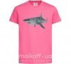Детская футболка 3D shark Ярко-розовый фото