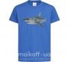 Детская футболка 3D shark Ярко-синий фото