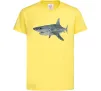 Дитяча футболка 3D shark Лимонний фото