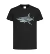 Дитяча футболка 3D shark Чорний фото