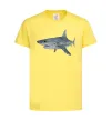 Дитяча футболка 3D shark Лимонний фото