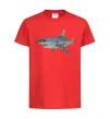 Дитяча футболка 3D shark Червоний фото
