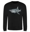 Світшот 3D shark Чорний фото