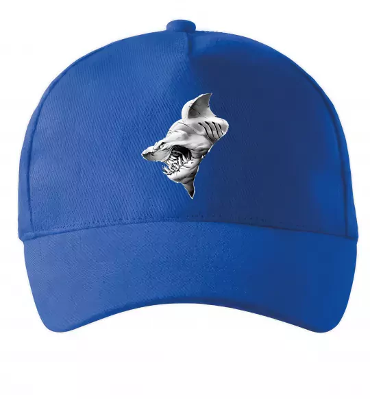 Кепка Shark face Ярко-синий фото