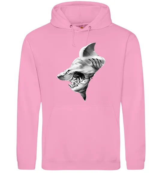Жіноча толстовка (худі) Shark face Рожевий фото