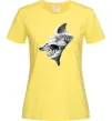 Женская футболка Shark face Лимонный Женская футболка Shark face Лимонный фото